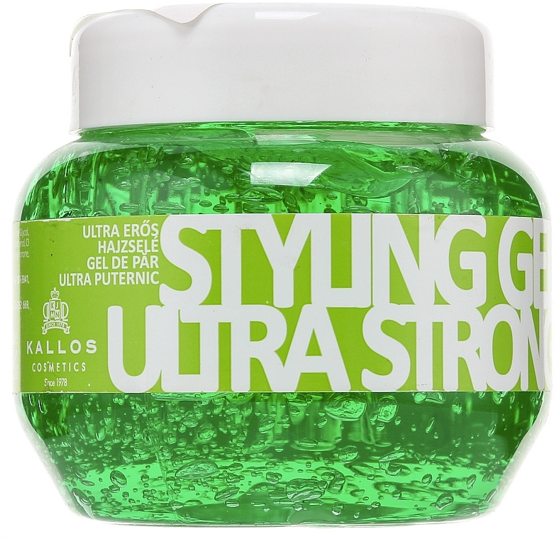 Hair Gel Ultra Strong Hold - Kallos Cosmetics — photo N1