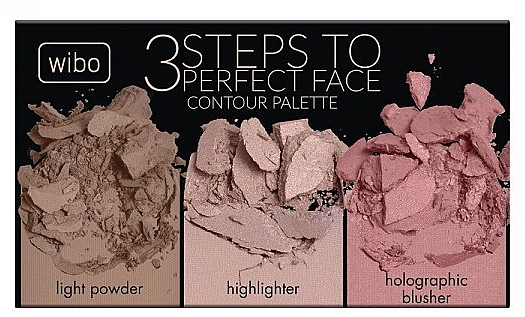 Contour Palette - Wibo 3 3 Steps to Perfect Face Contour Palette — photo N7