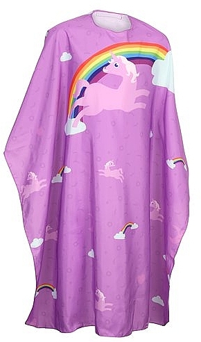 Hairdressing Cape "Pink Unicorn" - Olivia Garden Kids Pink Unicorn — photo N2