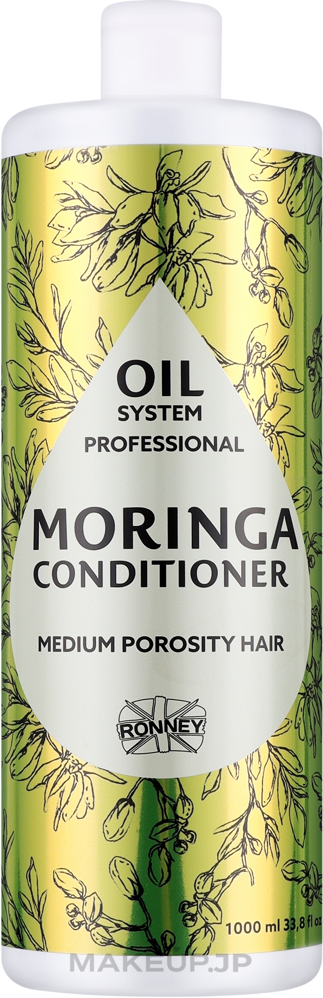 Moringa Oil Conditioner for Medium Porous Hair - Ronney Professional Oil System Medium Porosity Hair Moringa Conditioner	 — photo 1000 ml