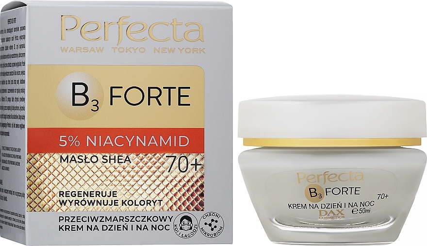 Anti-Wrinkle Day & Night Cream 70+ - Perfecta B3 Forte Anti-Wrinkle Day And Night Cream 70+ — photo N1