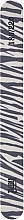 Colored Narrow Nail File, zebra, 180/220, 03-013E - Zauber — photo N1