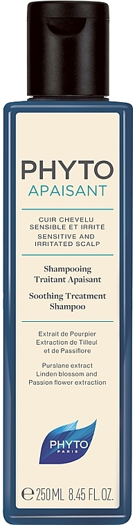 Soothing Shampoo for Sensitive Scalp - Phyto Phytoapaisant Soothing Treatment Shampoo — photo N1
