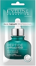 Ampoule Face Cream Mask 'Peptides' - Eveline Cosmetics Face Therapy Professional Ampoule Face Mask — photo N6