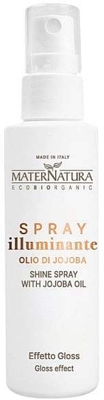 Hair Shine Spray with Jojoba Oil - MaterNatura Shine-Enhancing Spray with Jojoba Oil — photo N3