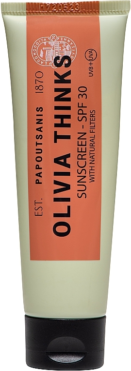 Sunscreen - Papoutsanis Olivia Thinks Sunscreen SPF 30 — photo N1