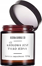 Fragrances, Perfumes, Cosmetics Scented Soy Candle in a Jar 'One Queen Only' - Bodra