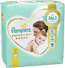 Pampers Premium Care Newborn Diapers (4-8 kg), 23 pcs. - Pampers — photo N3