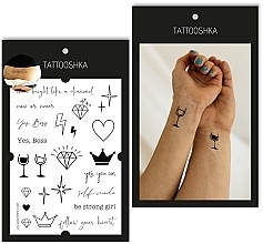 Fragrances, Perfumes, Cosmetics Temporary Tattoo "Woman Power" - Tattooshka