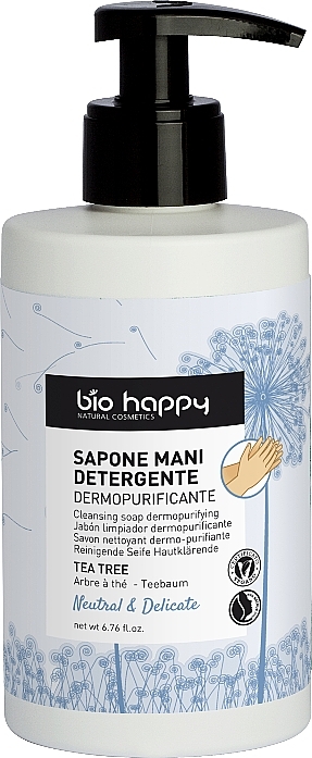 Liquid Soap - Bio Happy Neutral & Delicate Dermopurifying Hand Soap — photo N3