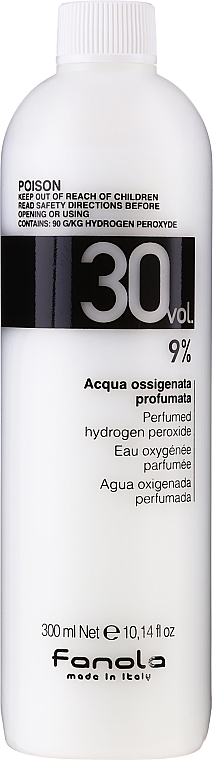 Emulsion Oxidant - Fanola Acqua Ossigenata Perfumed Hydrogen Peroxide Hair Oxidant 30vol 9% — photo N2