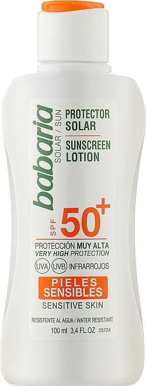 Sun Lotion for Body - Babaria Sunscreen Lotion Spf50  — photo N1