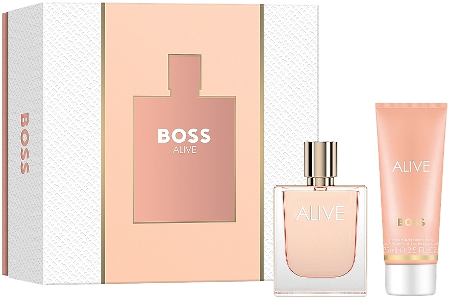 Set (edp/50ml+b/lot/75ml) - Hugo Boss Boss Alive — photo N2