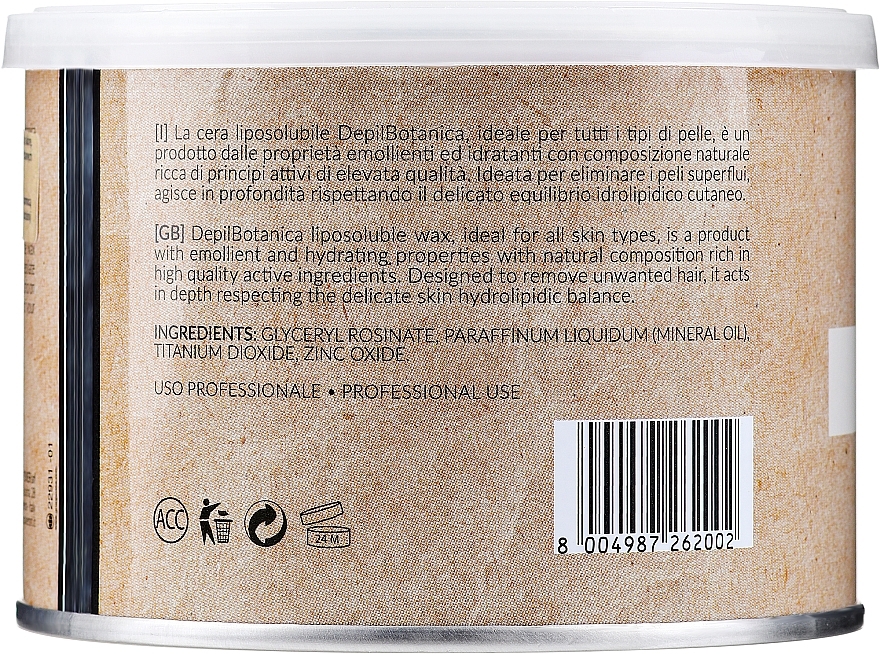 Depilatory Wax in Jar - Trico Botanica Depil Botanica Zinc Oxide — photo N15