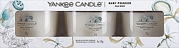 Scented Candle Set 'Baby Powder' - Yankee Candle Baby Powder — photo N1