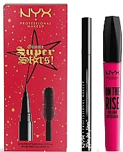 Fragrances, Perfumes, Cosmetics Set - NYX Professional Makeup Gimme Super Stars! Best Sellers (mascara/10m + eye/liner/1ml)