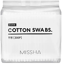 Fragrances, Perfumes, Cosmetics Cotton Buds, 300 pcs - Missha Cotton Swabs 300P