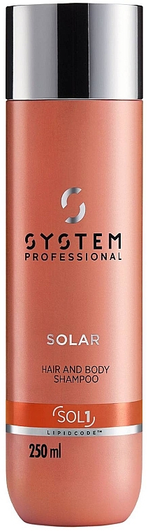 Hair & Body Wash - System Professional Shampoo Solar Hair And Body Shampoo — photo N9