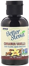 Cinnamon and Vanilla Drinking Stevia - Now Real Food Better Stevia Cinnamon Vanilla — photo N2