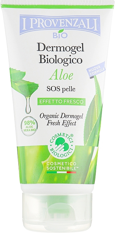 Face Gel with Organic Aloe Juice 98% - I Provenzali Aloe Gel — photo N1