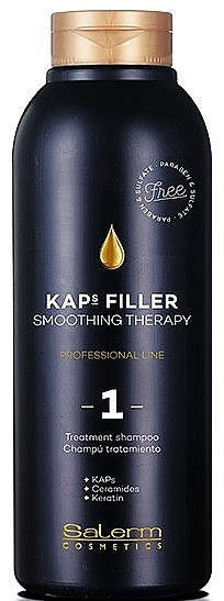 Smoothing Care Shampoo #1 - Salerm Kaps Filler Smoothing Therapy Shampoo — photo N10