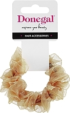 Hair Tie FA-5634+2, golden-beige - Donegal — photo N1