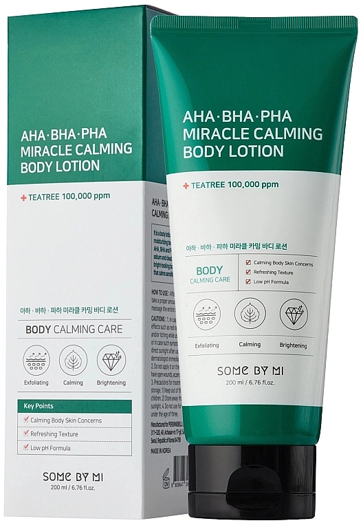 Anti-Acne Body Lotion - Some By Mi Aha-Bha-Pha Miracle Calming Body Lotion — photo N2