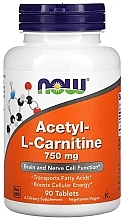 Dietary Supplement "Acetyl-L-Carnitine", capsules, 750 mg - Now Foods Acetyl-L-Carnitine — photo N4