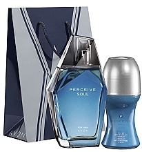 Fragrances, Perfumes, Cosmetics Avon Perceive Soul For Him - Set (edt/100ml + deo/50ml)