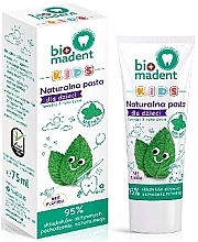 Fragrances, Perfumes, Cosmetics Kids Natural Fluoride-Free Mint Toothpaste, 3+ - Bio Madent Kids