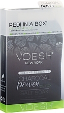 Fragrances, Perfumes, Cosmetics Pedicure Set "Charcoal" - Voesh Pedi In A Box Deluxe Pedicure Charcoal