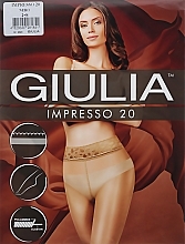 Tights "Impresso " 20 Den, nero - Giulia — photo N1