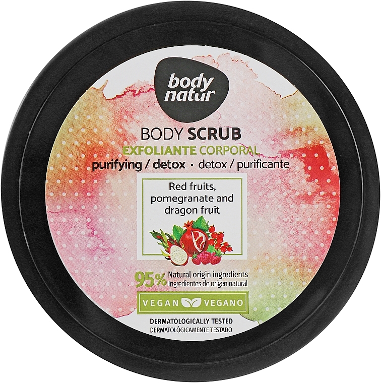 Wild Berries, Pomegranate & Dragon Fruit Body Scrub - Body Natur Red Fruits, Pomegranate and Dragon Fruit Body Scrub — photo N7