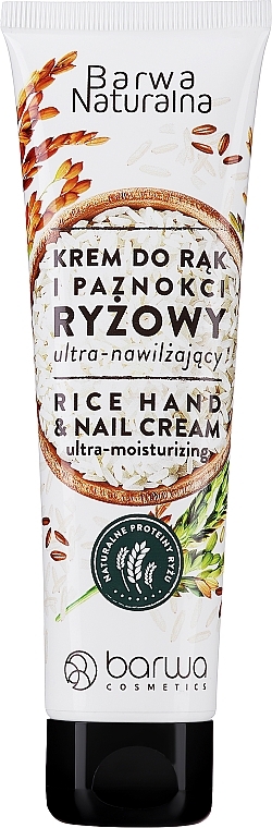 Rice Hand Cream - Barwa Natural Rice Hand Cream — photo N3