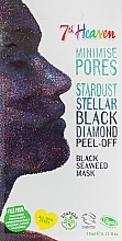 Black Peel-Off Mask - 7th Heaven Stardust Black Diamond Peel-Off Black Seaweed Mask — photo N4