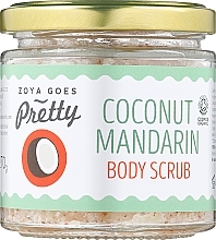 Fragrances, Perfumes, Cosmetics Coconut & Mandarin Salt Body Scrub - Zoya Goes Pretty Coconut & Mandarin Body Scrub