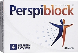 Dietary Supplement Tablets - Aflofarm Perspiblock — photo N3