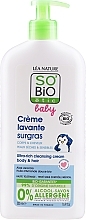 Fragrances, Perfumes, Cosmetics Baby Body & Hair Cleansing Cream - So'Bio Etic Baby Ultra-Rich Cleansing Cream Body & Hair