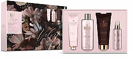 Fragrances, Perfumes, Cosmetics Set - Grace Cole The Luxury Bathing Velvet Rose & Peony Set (sh/gel/250ml + h/cr/100ml + b/cr/100ml + b/spray/100ml)