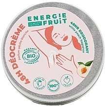 Fragrances, Perfumes, Cosmetics Deodorant - Energie Fruit 48H Deocreme Peach