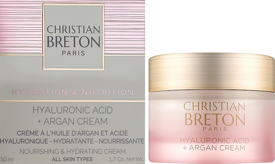 Face Cream - Christian Breton Hyaluronic Acid+Argan Cream — photo N2