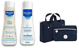 Fragrances, Perfumes, Cosmetics Set - Mustela Vanity Set 2024 (shmp/200ml + b/bath/200ml + bag/1pcs)