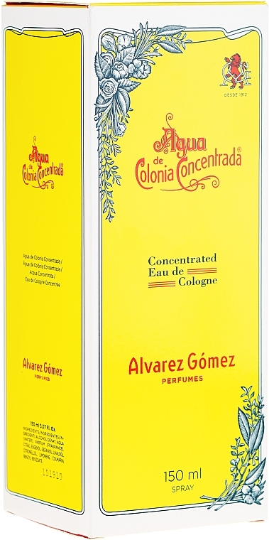 Alvarez Gomez Agua De Colonia Concentrada - Eau de Cologne — photo N2