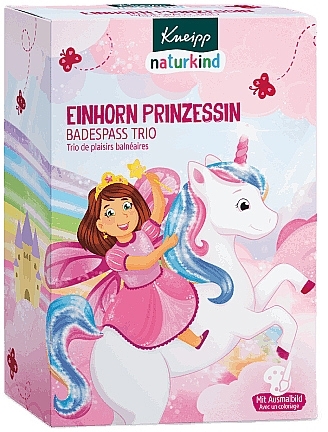 Set - Kneipp Nature Kids Unicorn Princess Set (b/foam/40 ml + b/salt/60g + b/fizzy/85 g) — photo N2