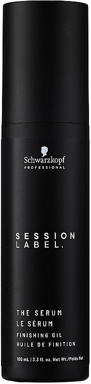 Hair Serum - Schwarzkopf Professional Session Label The Serum Finishing Oil — photo N1