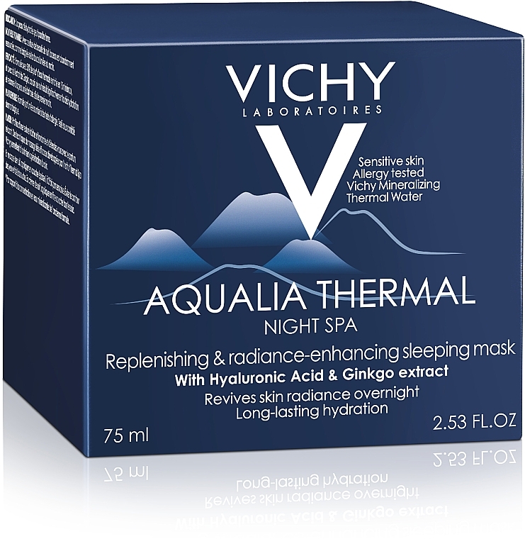 Deep Moisturizing Cream Gel - Vichy Aqualia Thermal Night SPA — photo N2