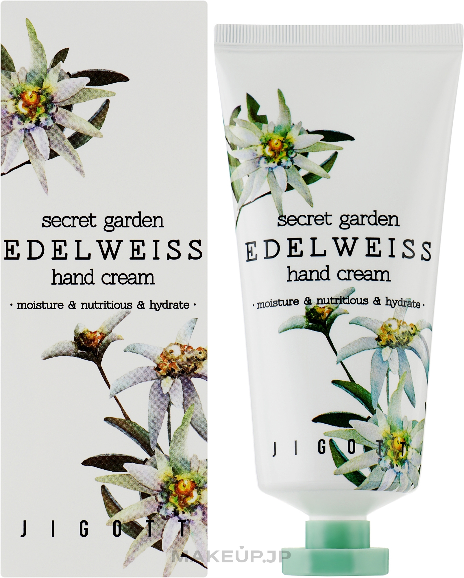 Edelweiss Extract Hand Cream - Jigott Secret Garden Edelweiss Hand Cream — photo 100 ml