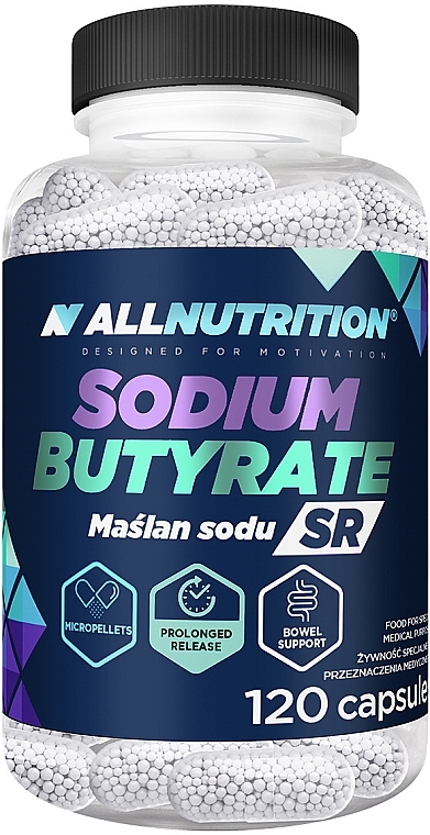 Sodium Butyrate, in capsules with microgranules - Allnutrition Sodium Butyrate SR — photo N1