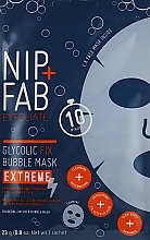 Fragrances, Perfumes, Cosmetics Facial Bubble Mask - NIP + FAB Glycolic Fix Extreme Bubble Mask