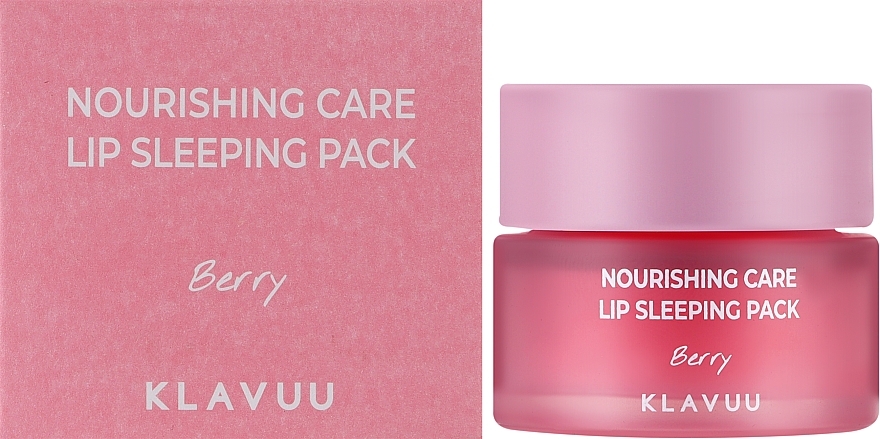 Berry Night Lip Mask - Klavuu Nourishing Care Lip Sleeping Pack Berry — photo N2